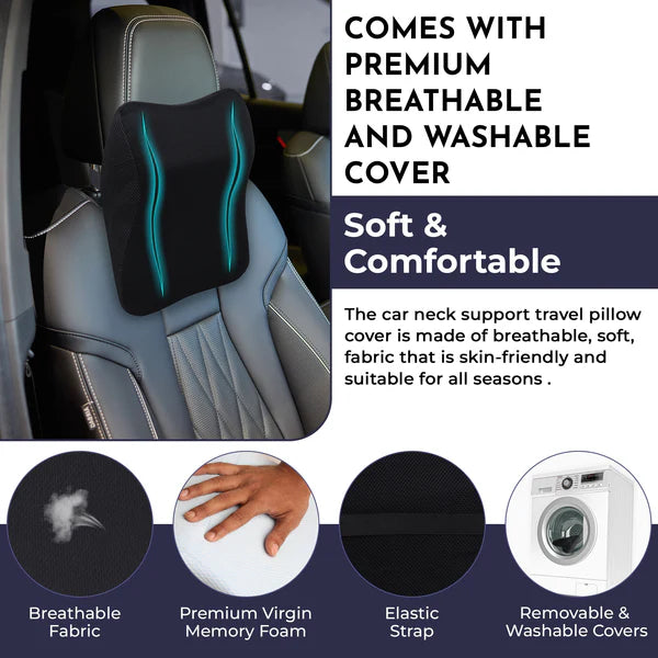 Car Neck & Back Support Pillow